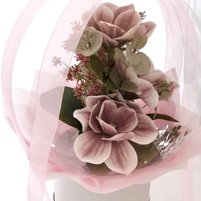 Array of flowers to create a bouquet