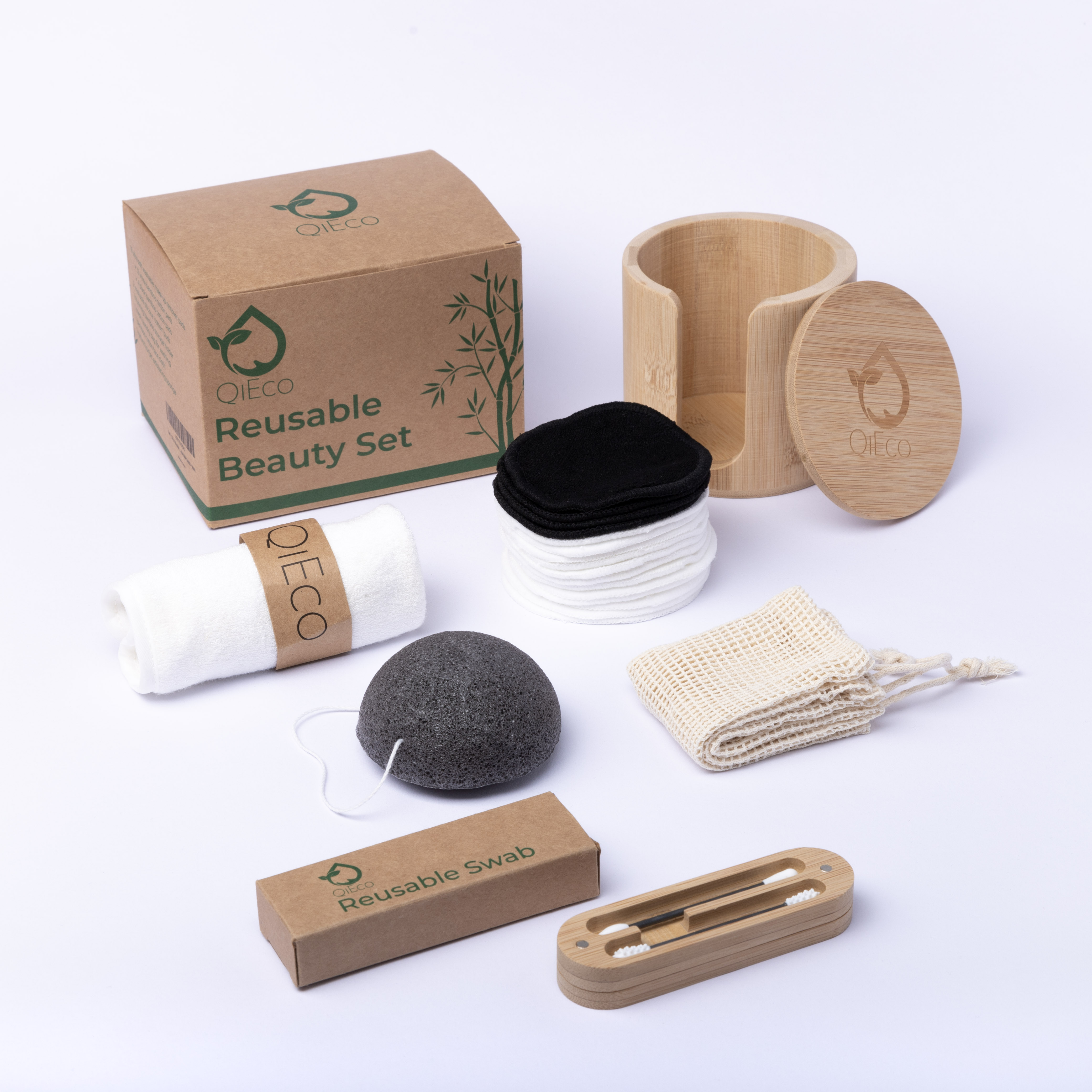 QiEco Reusable Beauty Gift Set