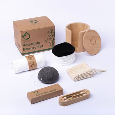 QiEco Reusable Beauty Gift Set