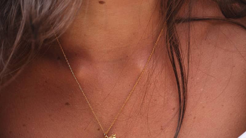 Little Pony Necklace - Diamond Eyes - 18ct Gold Plated