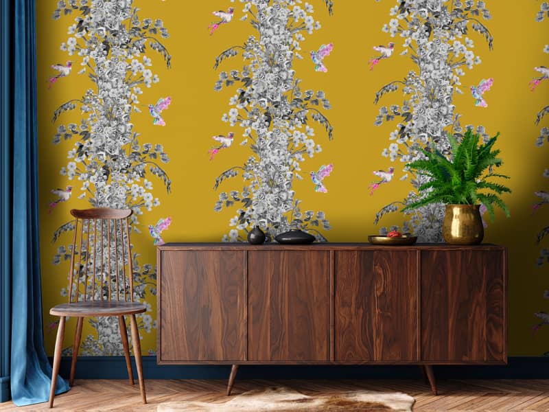 wallpaper hummingbird by Lola Design