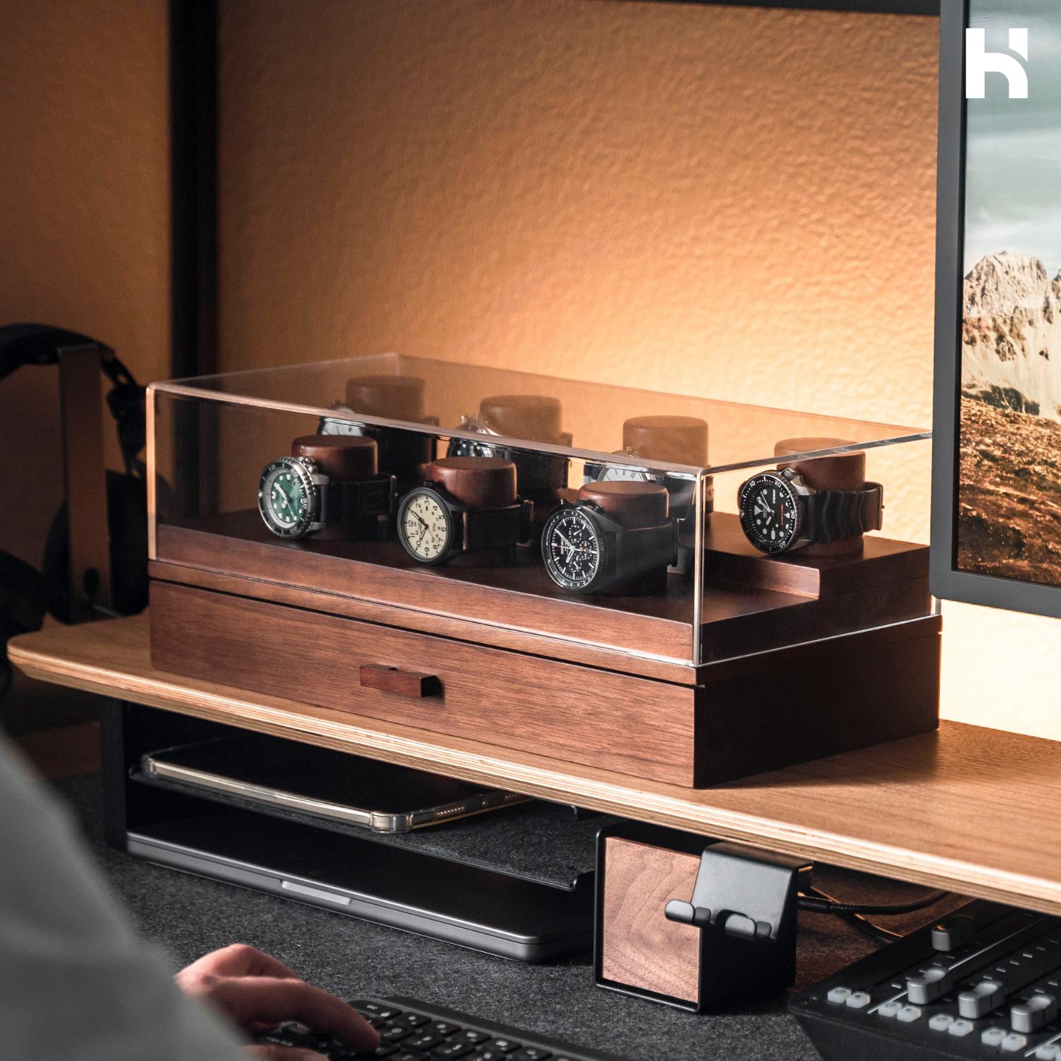 High Quality Wood Watch Storage