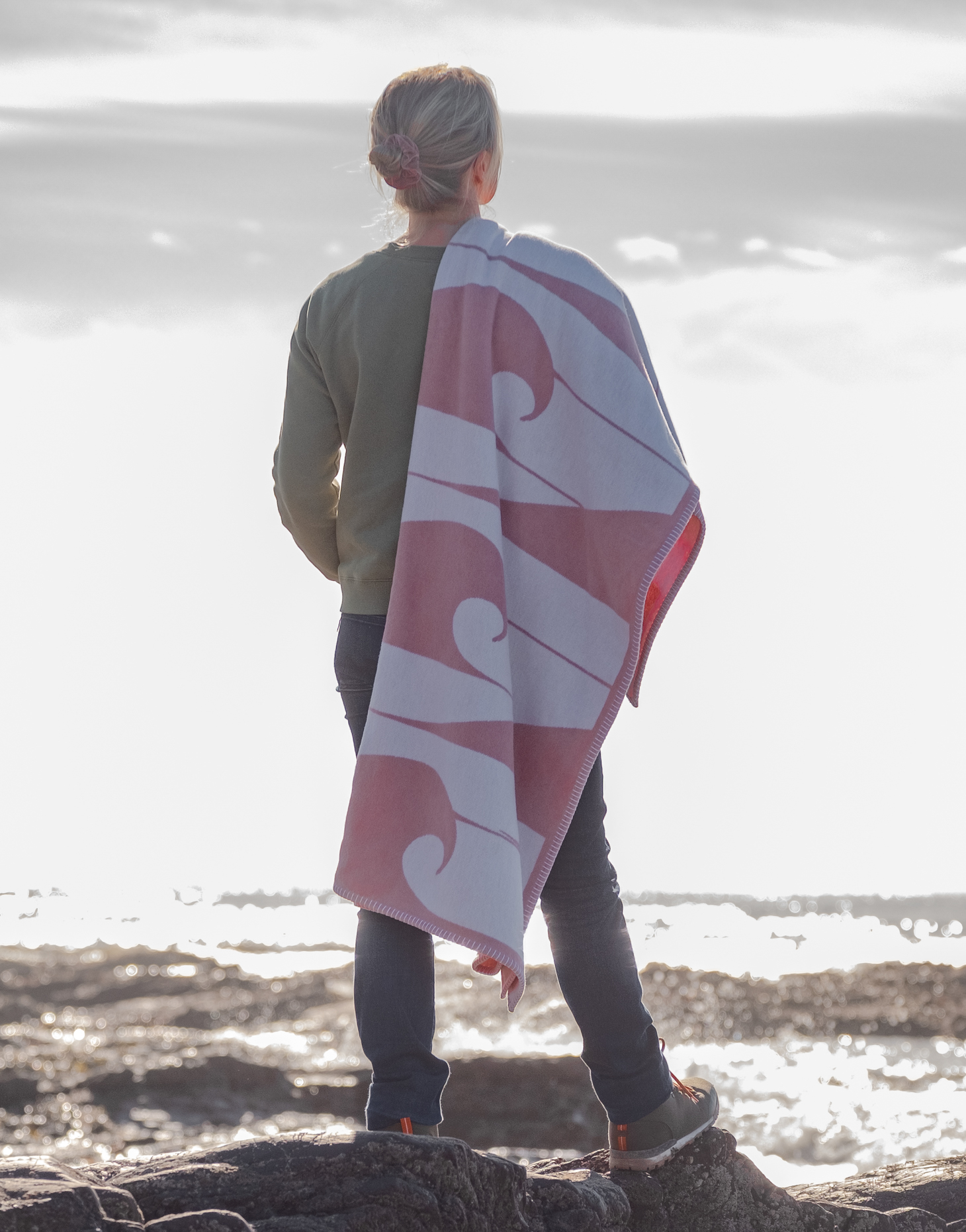 Wild Salmon Pink Blanket