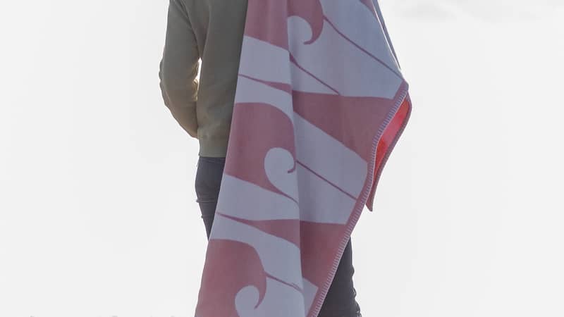 Wild Salmon Pink Blanket