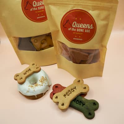 Dog afternoon tea biscuits