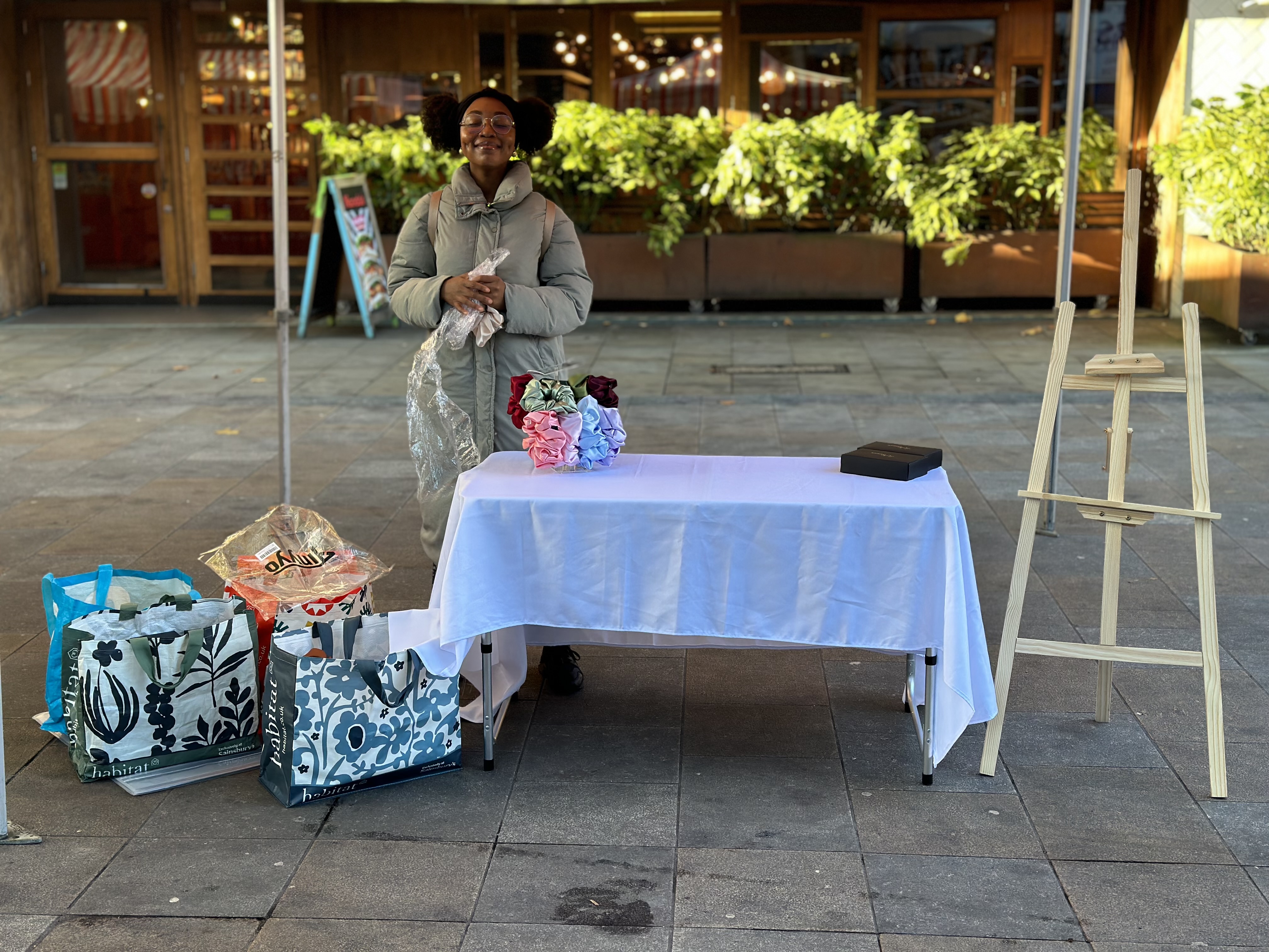 Our Handmade Soft Comfy Pre-tied Headwrap in Caramel