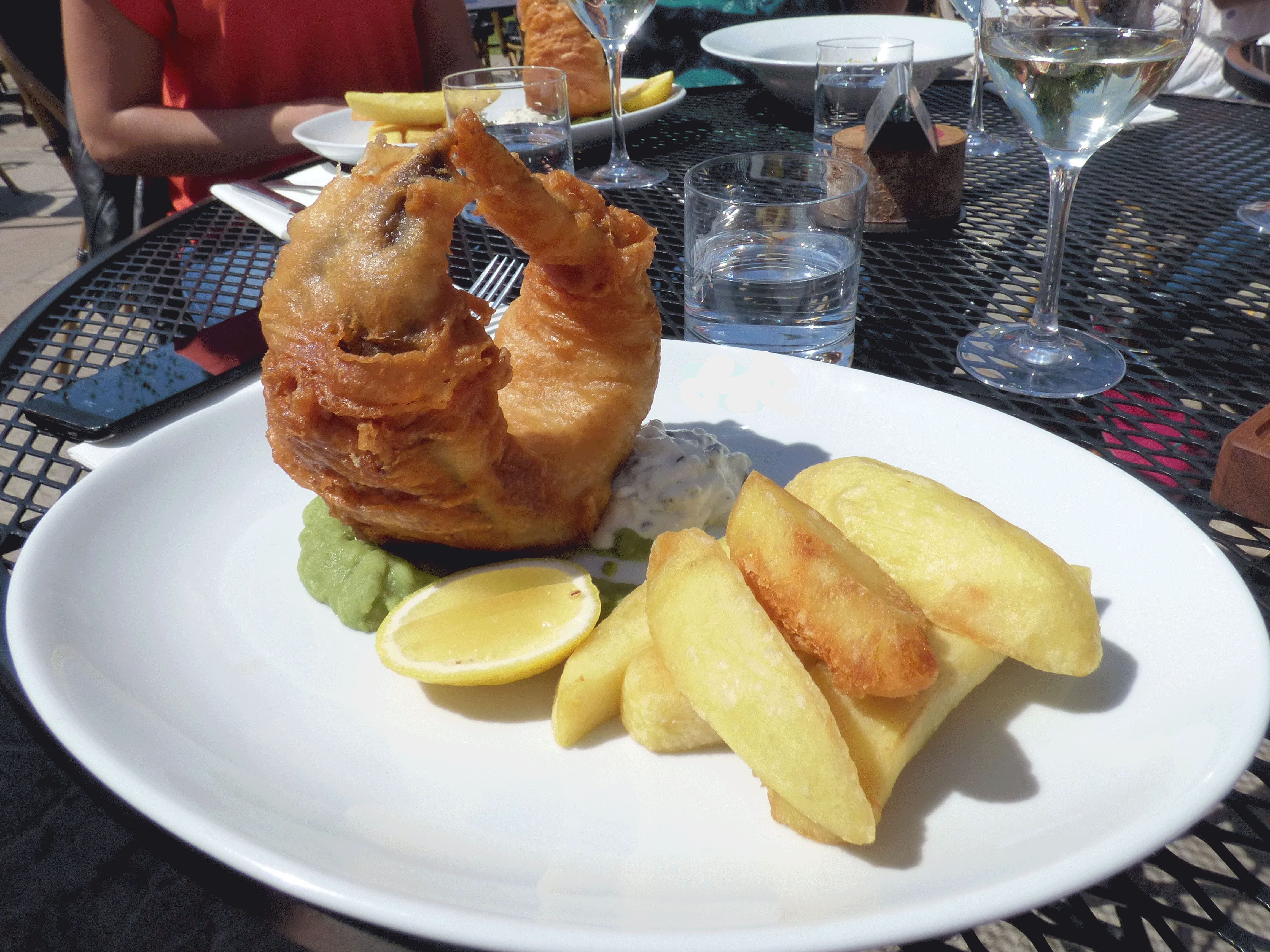 Lunch with of course more English wine