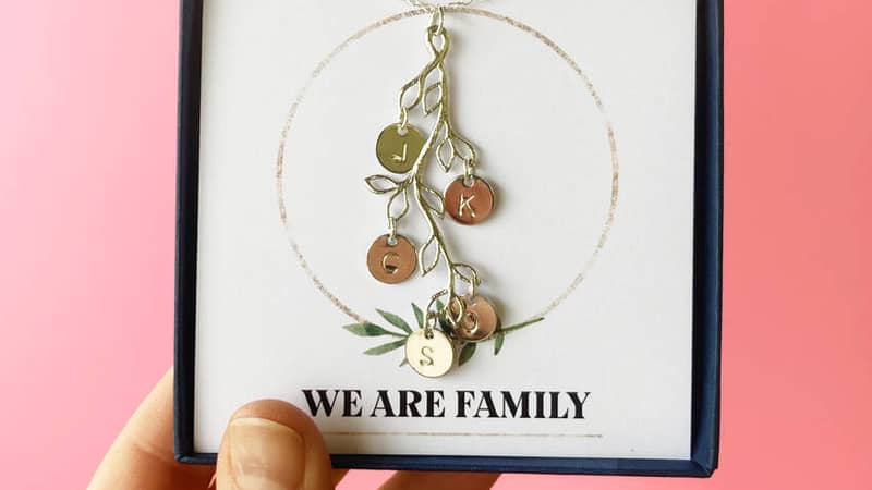 Personalised Family Tree Necklace