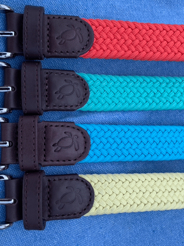 Pellegrine Kids Woven Belts with Organic Cotton Gift Bags