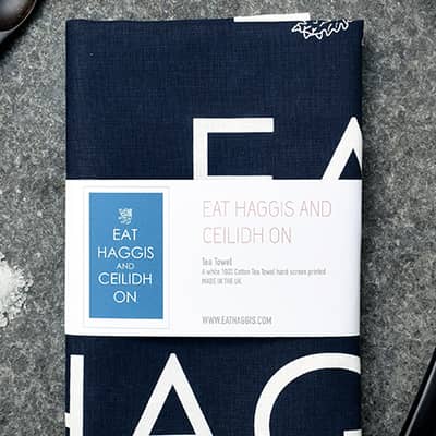 Eat Haggis Tea Towel