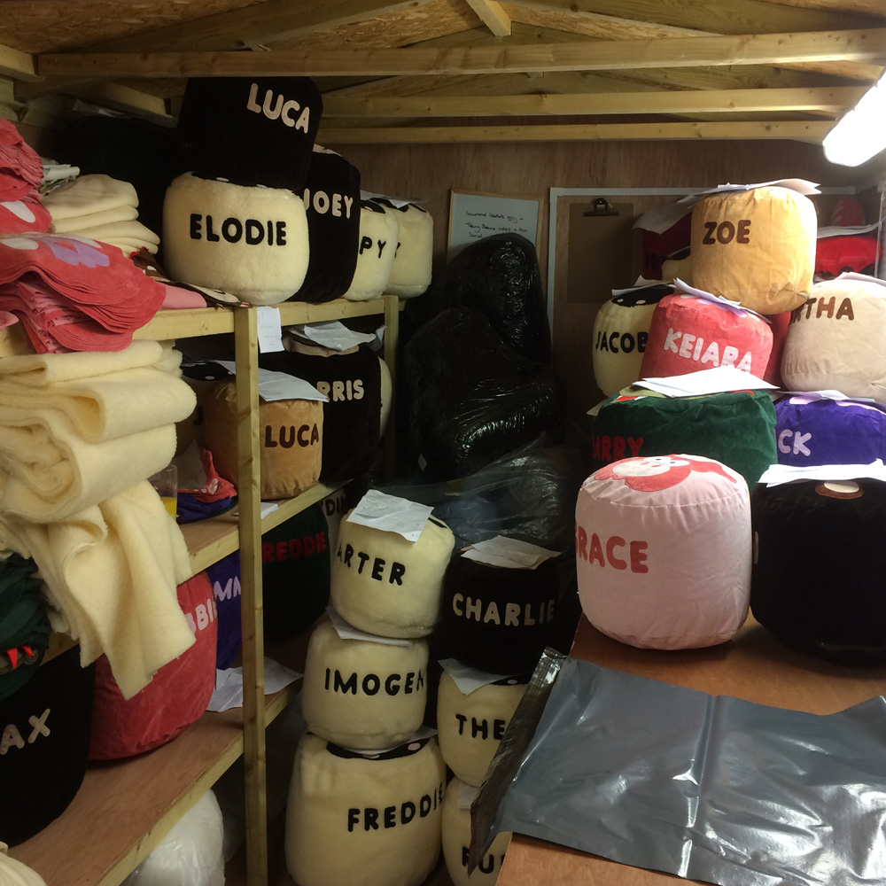 Christmas time in the packing shed