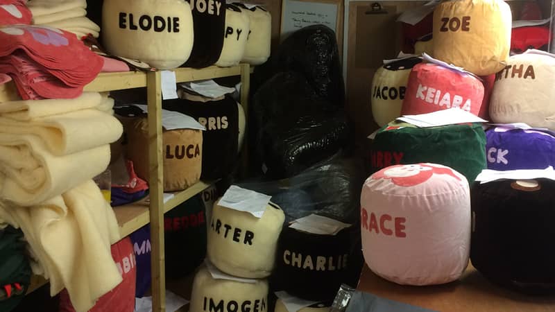 Christmas time in the packing shed