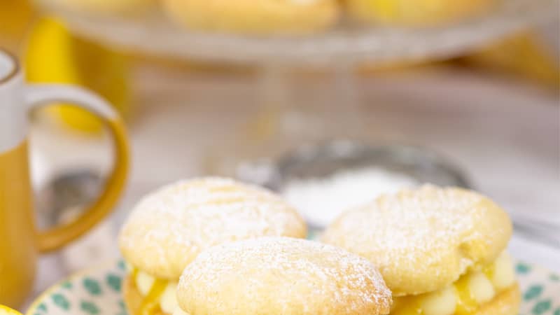 Lemon Viennese Biscuits