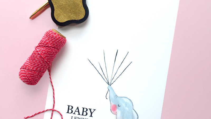 Prints perfect for baby showers