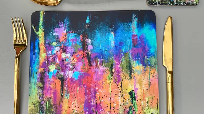 Colourful Placemats and coasters