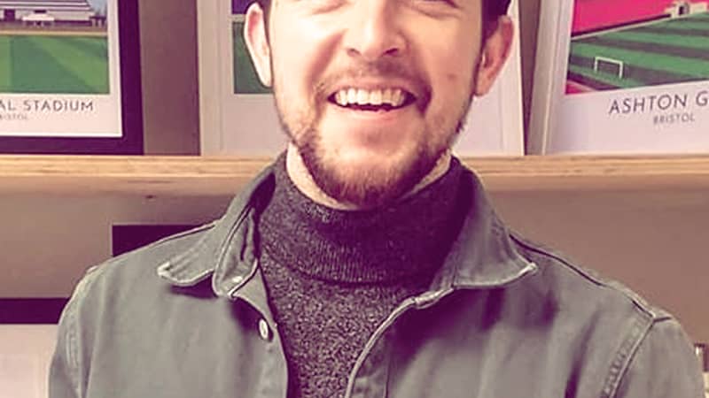 Ben - delivering some artwork to a local gift shop