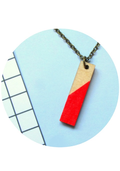 Hand Illustrated Tree Necklace