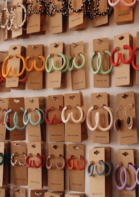 The great wall of hoops.