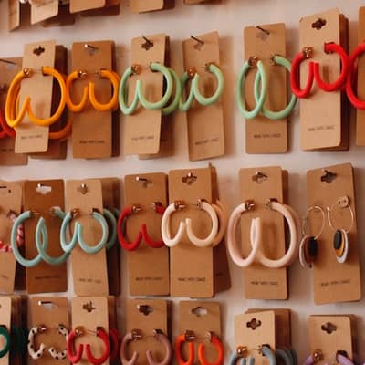 The great wall of hoops.