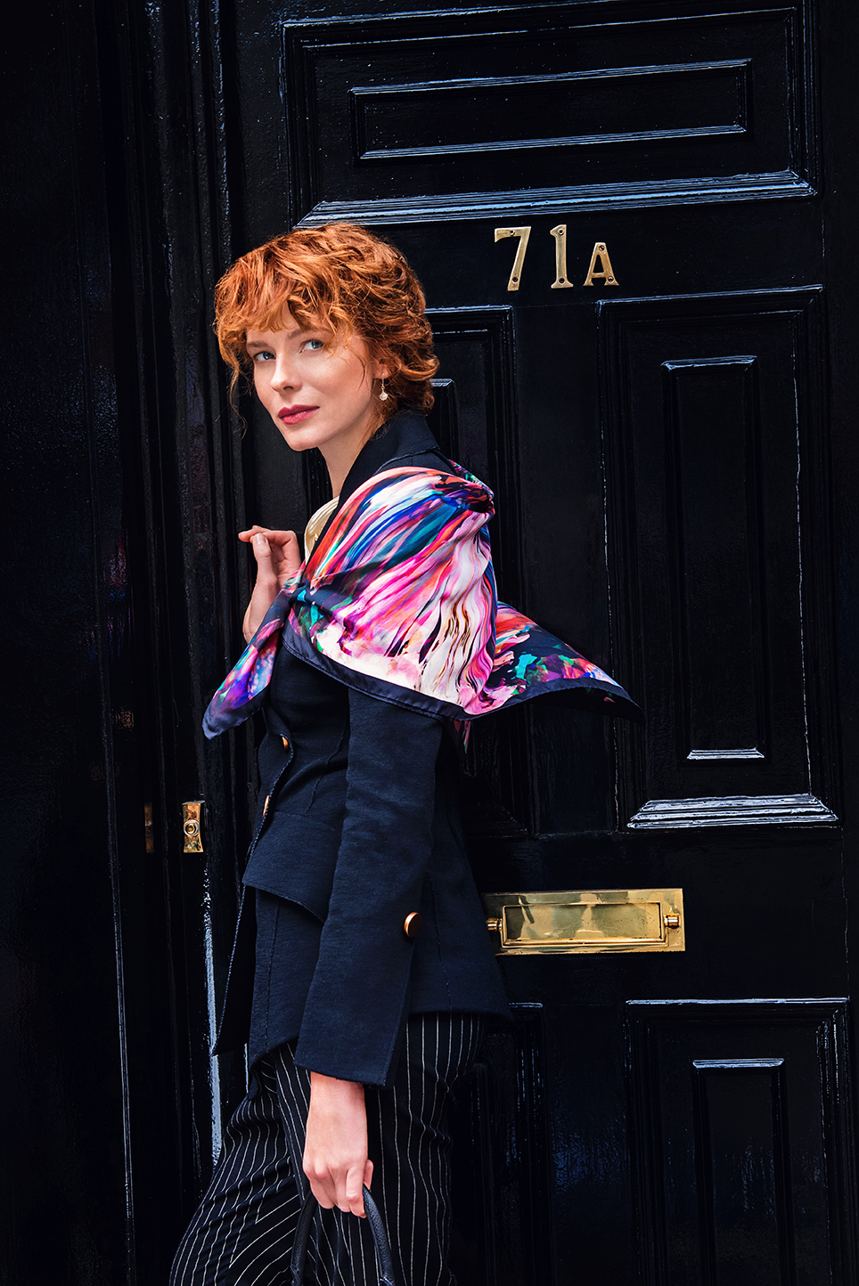 Flower Burst Silk Scarf KathKath Studio