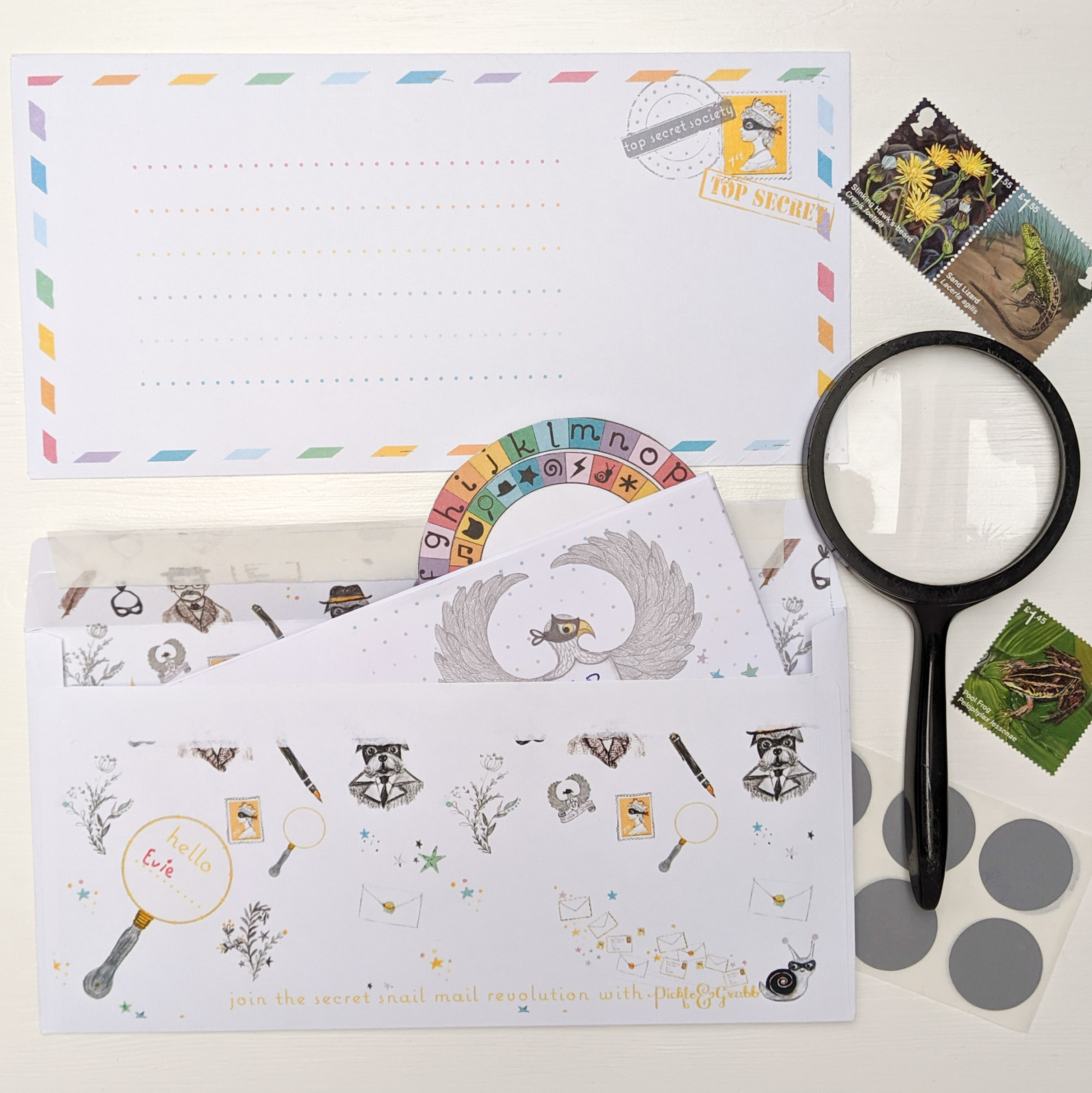 Secret society writing set