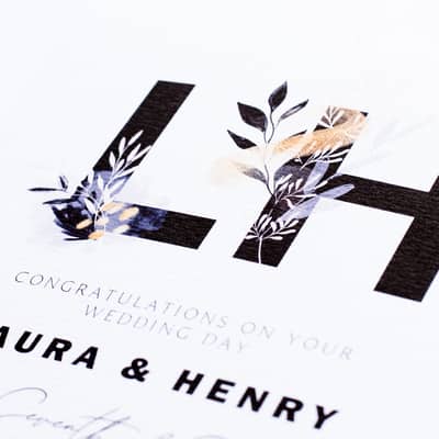 Personalised Wedding Card