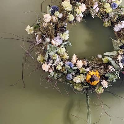 Unique natural wreaths