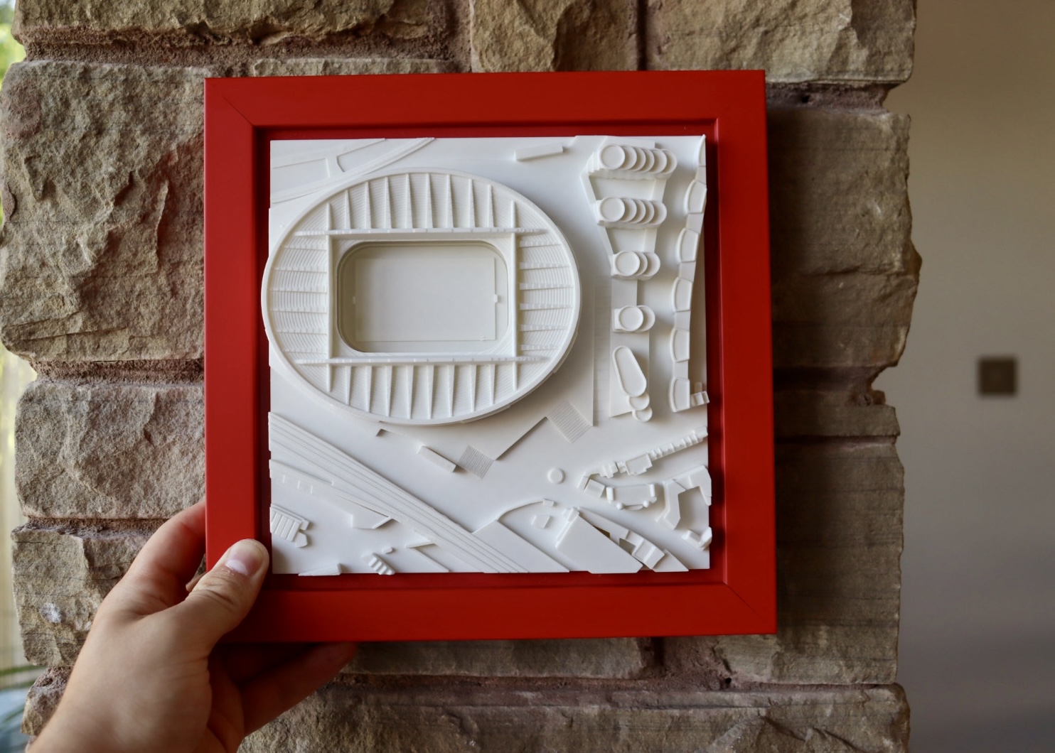 Our Manchester United/Old Trafford Football Stadium 3D Model Art by StadiFRAMES