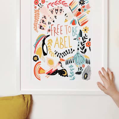 Personalised Positive Print For Children