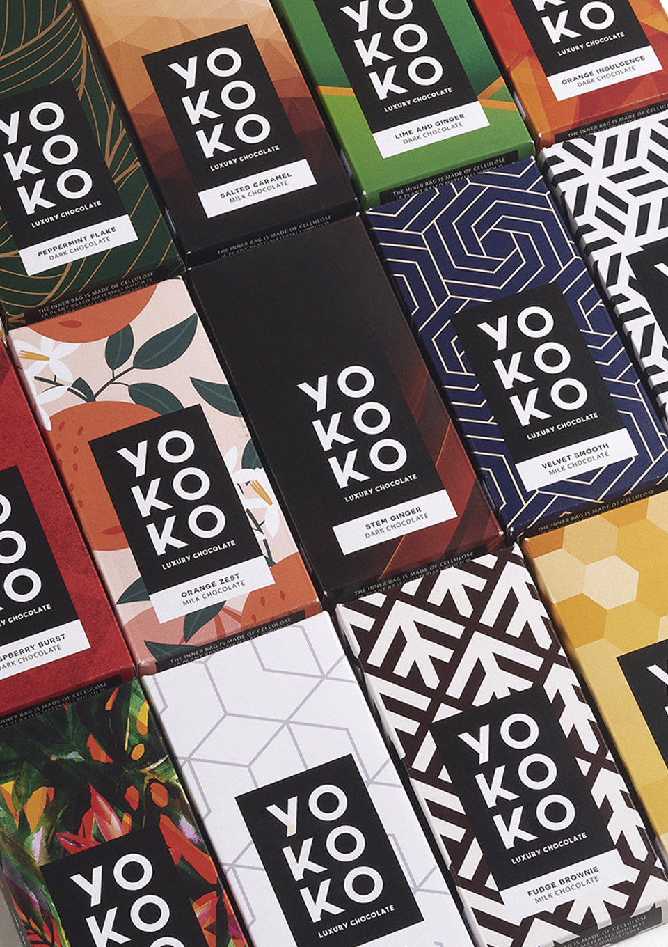 Luxury YOKOKO Chocolate in 22 mouth-watering flavours
