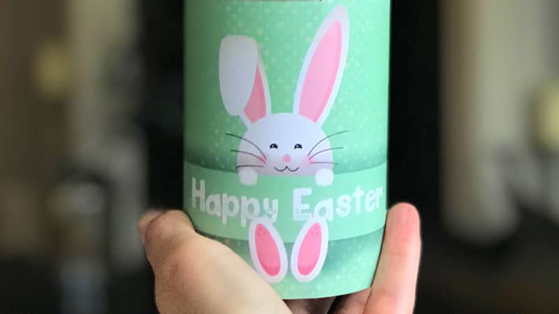 easter Bunny Personalised Tin
