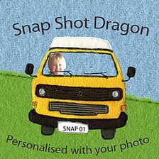 Snap shot dragon logo
