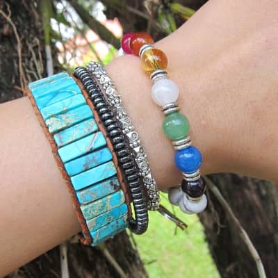 chakra bead healing bracelet
