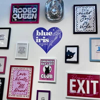 Gallery wall of prints