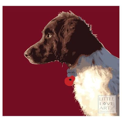 personalised dog print