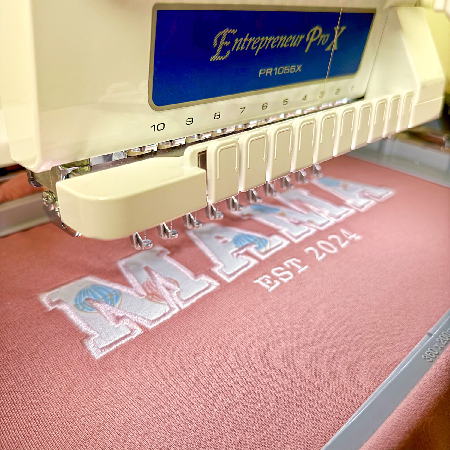 Embroidered Family Sweatshirts Behind The Scenes