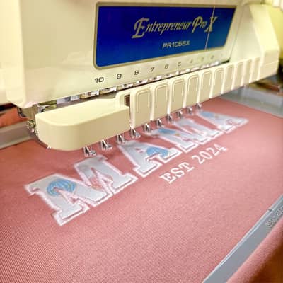 Embroidered Family Sweatshirts Behind The Scenes