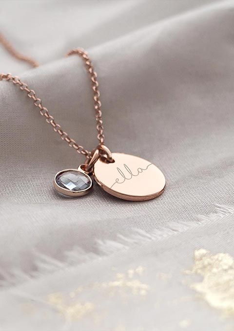 Bloom Boutique Personalised Necklace