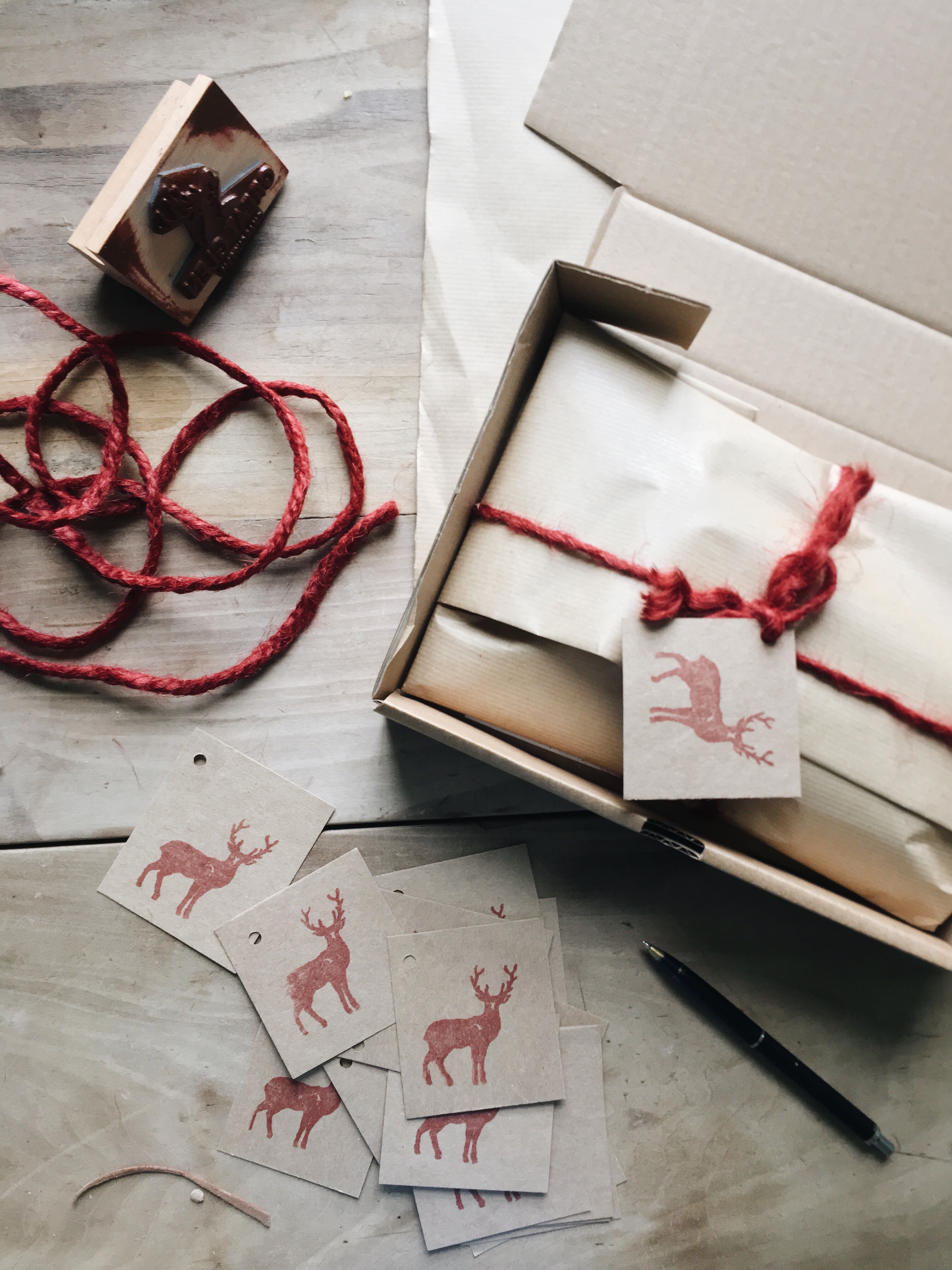 Beautifully wrapped parcels