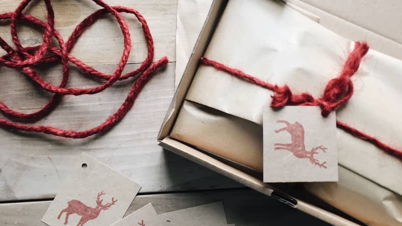 Beautifully wrapped parcels