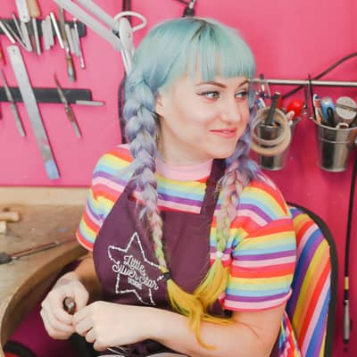 Mermaid hair pink workshop