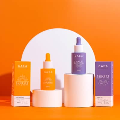 CBD tinctures - Sunrise and Sunset