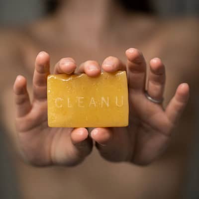 Formulated & designed by us in-house- Soanut & Turmeric Soap bar