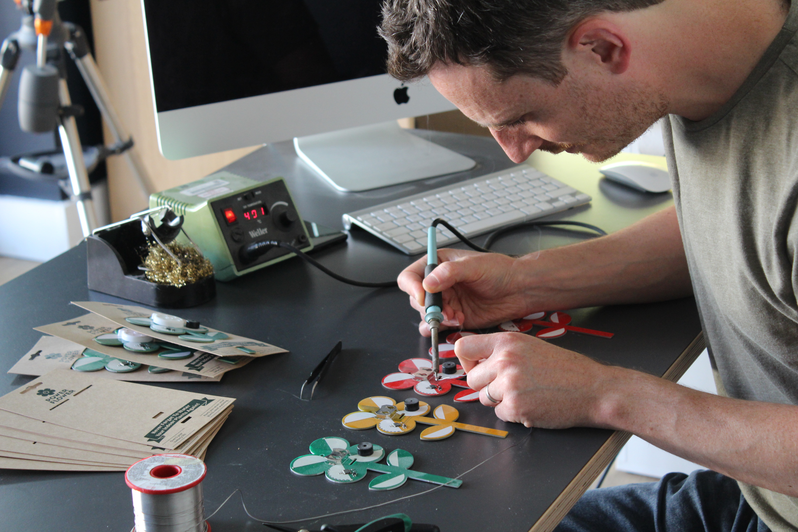 Final assembly of the Flowers