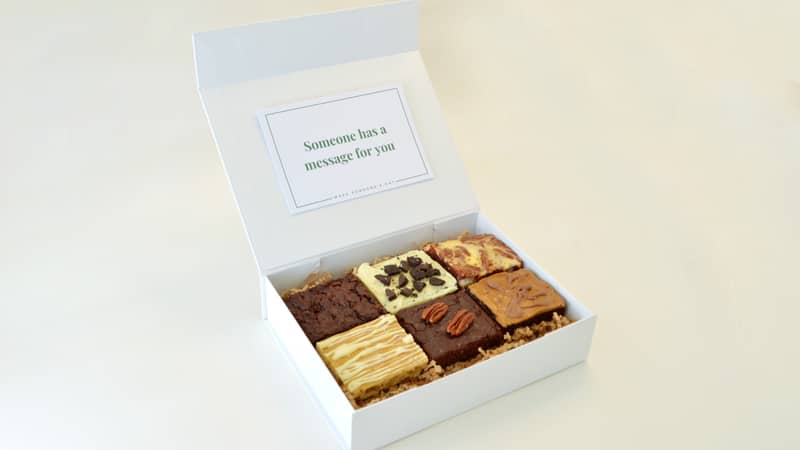 Send a message with our brekfast boxes