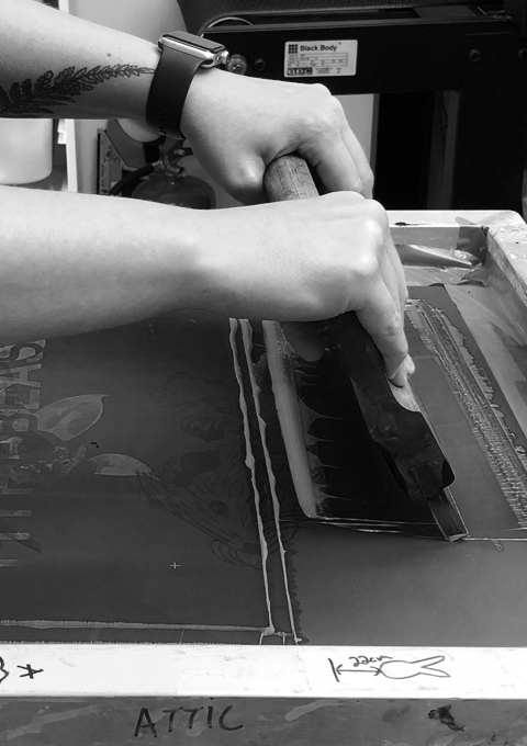 Screen printing process