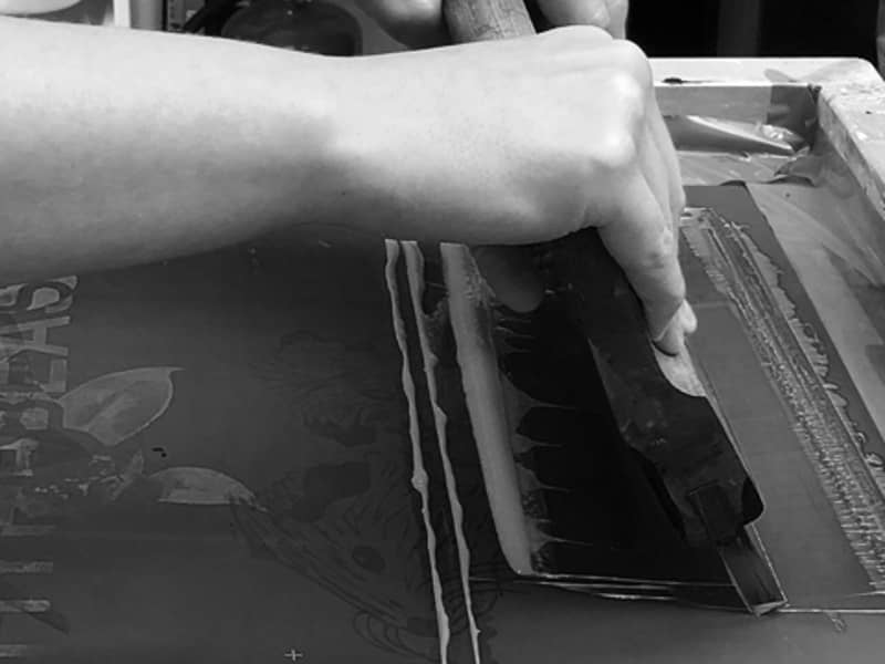 Screen printing process