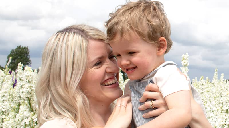 Laura and Jacob Flamingo and Bear