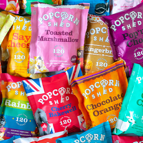 Portion Sized Gourmet Popcorn Snack Packs