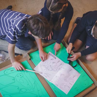 dinosaur construction toy